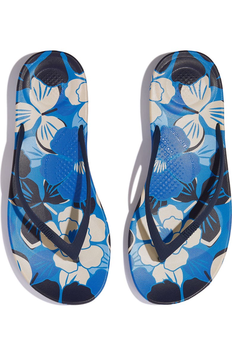 FitFlop iQushion<sup>™</sup> Flowerz Flip Flop, Alternate, color,