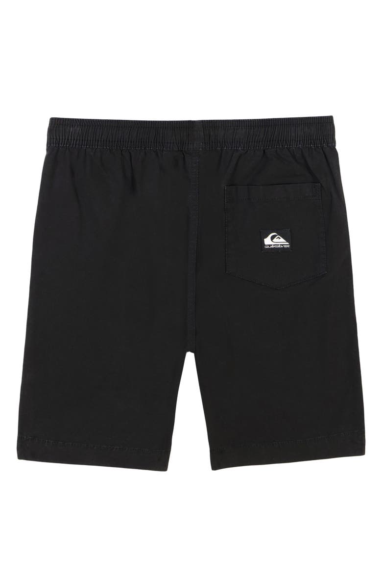 Quiksilver Kids' Taxer Drawstring Shorts, Alternate, color, Black