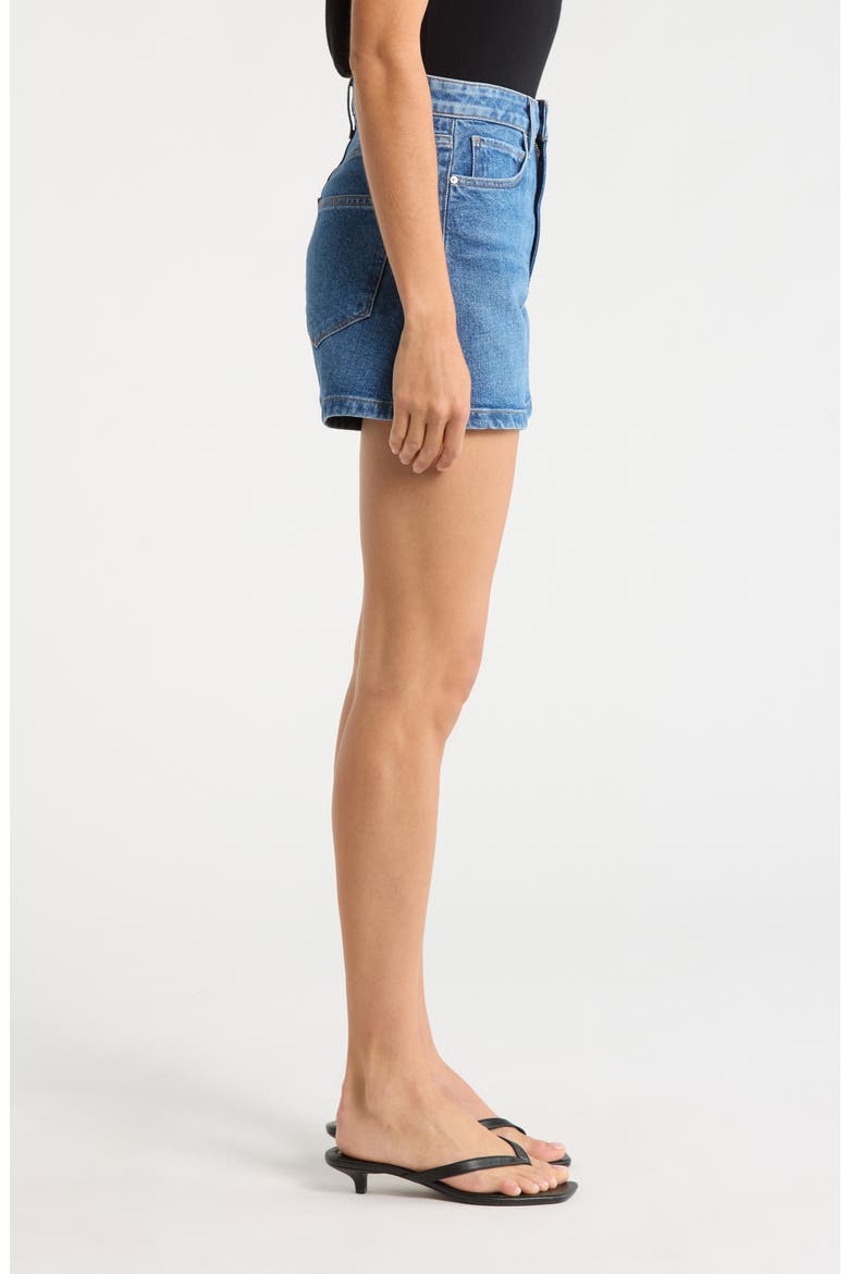 Dani Denim Shorts, Alternate, color, CARVER