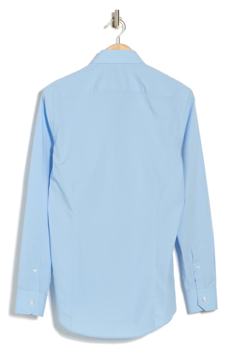 Slim Fit Stretch Cotton Dress Shirt, Alternate, color, LIGHT BLUE
