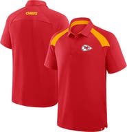 FANATICS Men's Fanatics Red Kansas City Chiefs Back Around Raglan Polo
