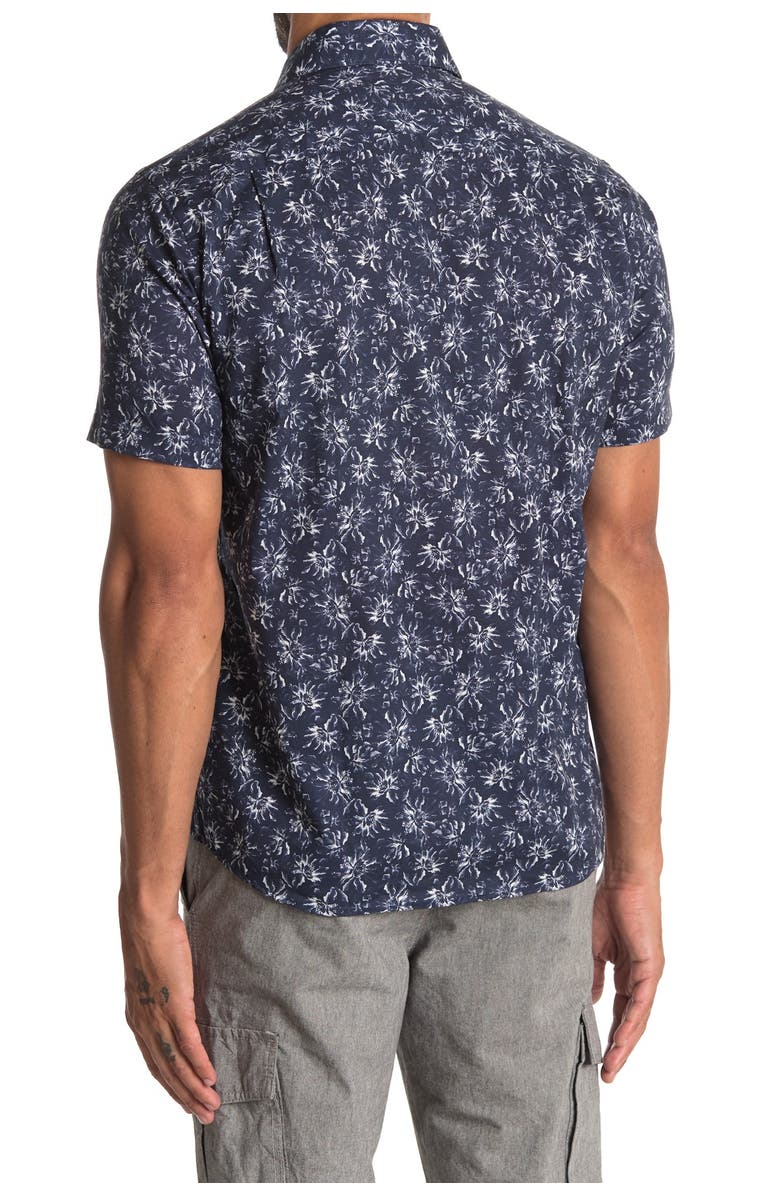 Peter Millar Gairdini Floral Short Sleeve Shirt, Alternate, color,
