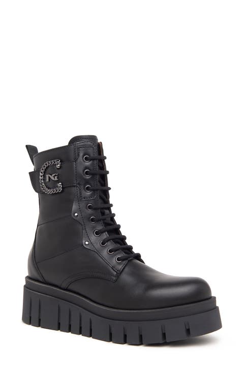 Lug Sole Lace Up Bootie (Women)