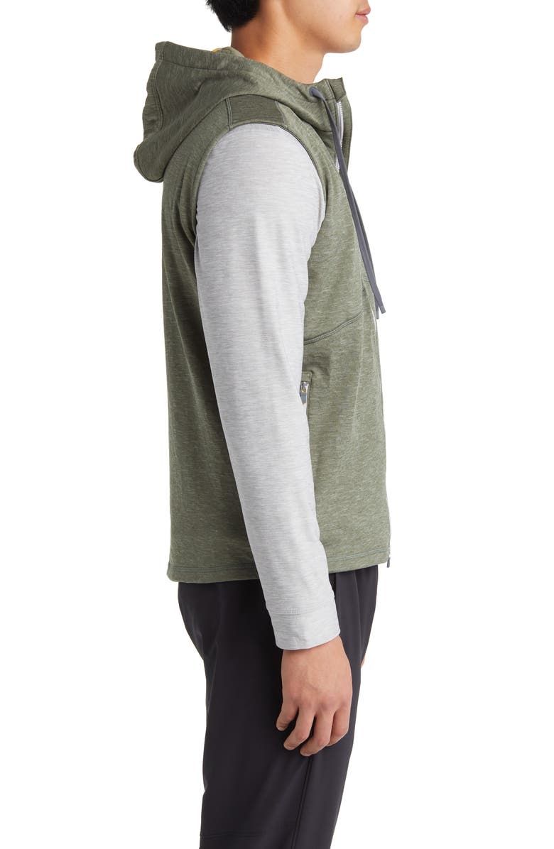 Peter Millar Eclipse Performance Hooded Vest, Alternate, color,