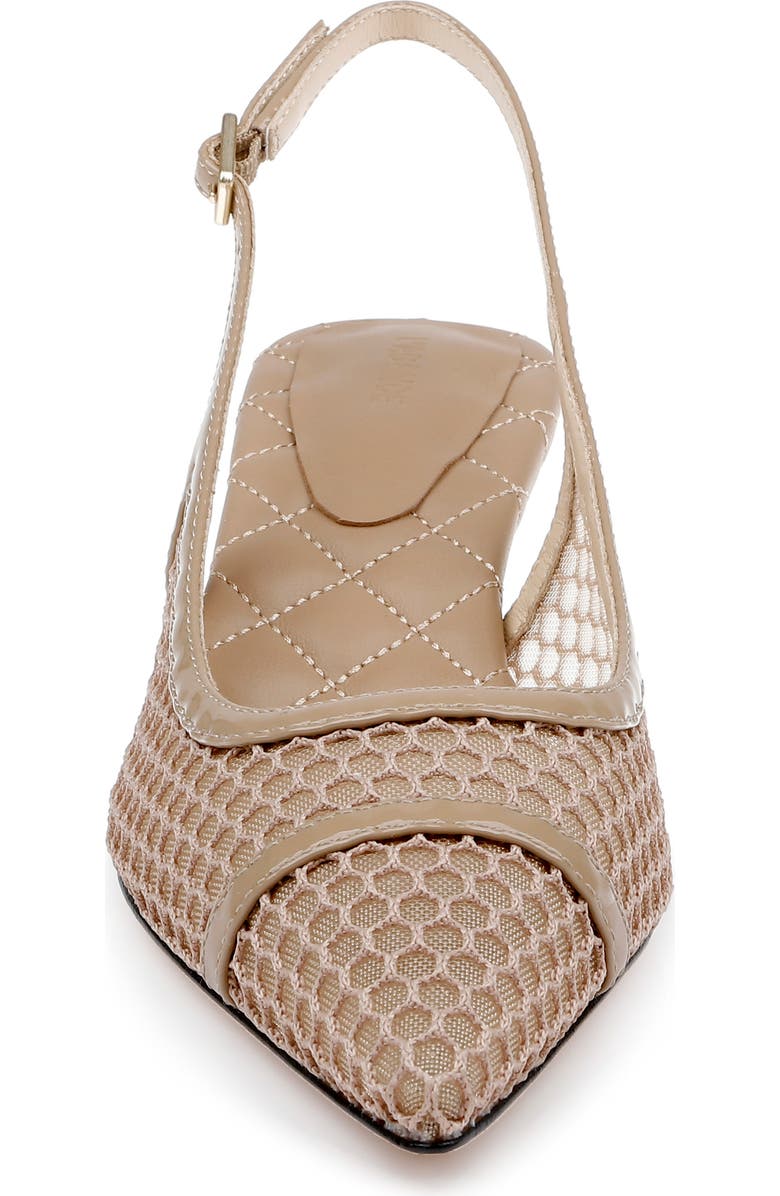 L'AGENCE Graland Pointed Toe Slingback Pump, Alternate, color, Cappuccino Mesh