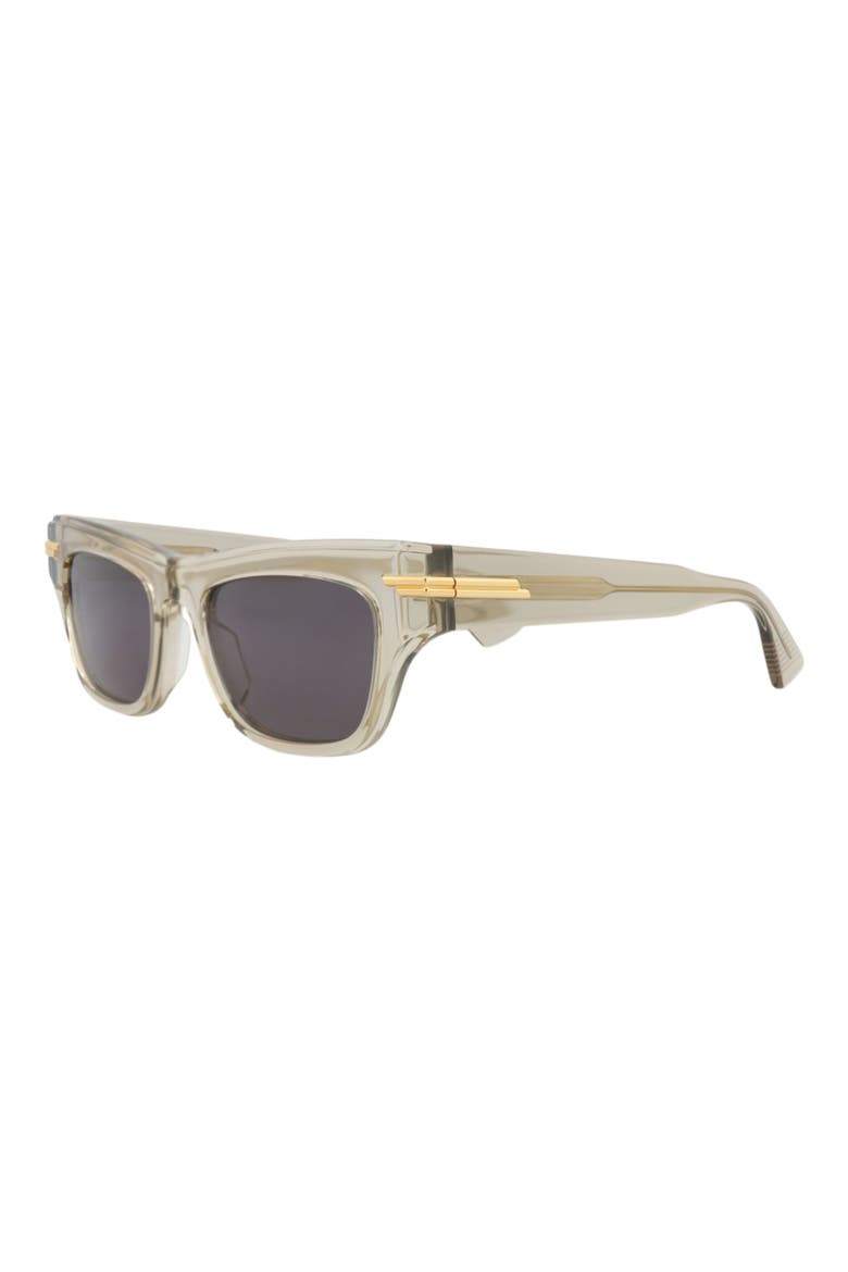 51mm Polarized Square Sunglasses, Alternate, color, BEIGE BEIGE GREY