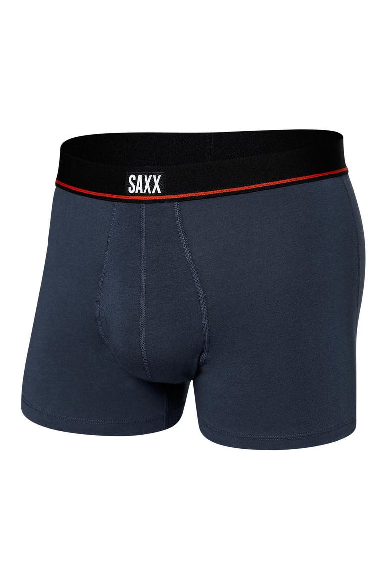 Relaxed Fit Cotton Stretch Trunks, Alternate, color, DEEP NAVY