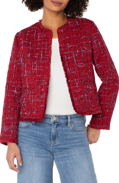 Liverpool Los Angeles Fringe Detail Tweed Jacket