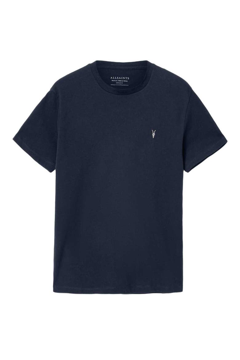 Dexter Logo Embroidered T-Shirt, Alternate, color, NAVY BLUE