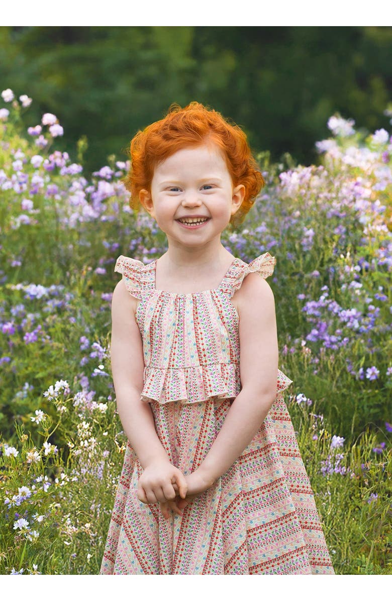 Mabel + Honey Bella Reina Sleeveless Dress, Alternate, color, Pink, Striped