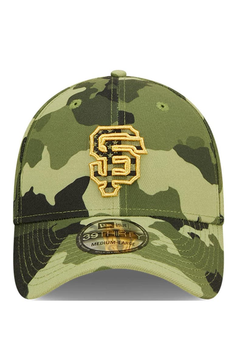 New Era Men's New Era Camo San Francisco Giants 2022 Armed Forces Day 39THIRTY Flex Hat, Alternate, color, Camo
