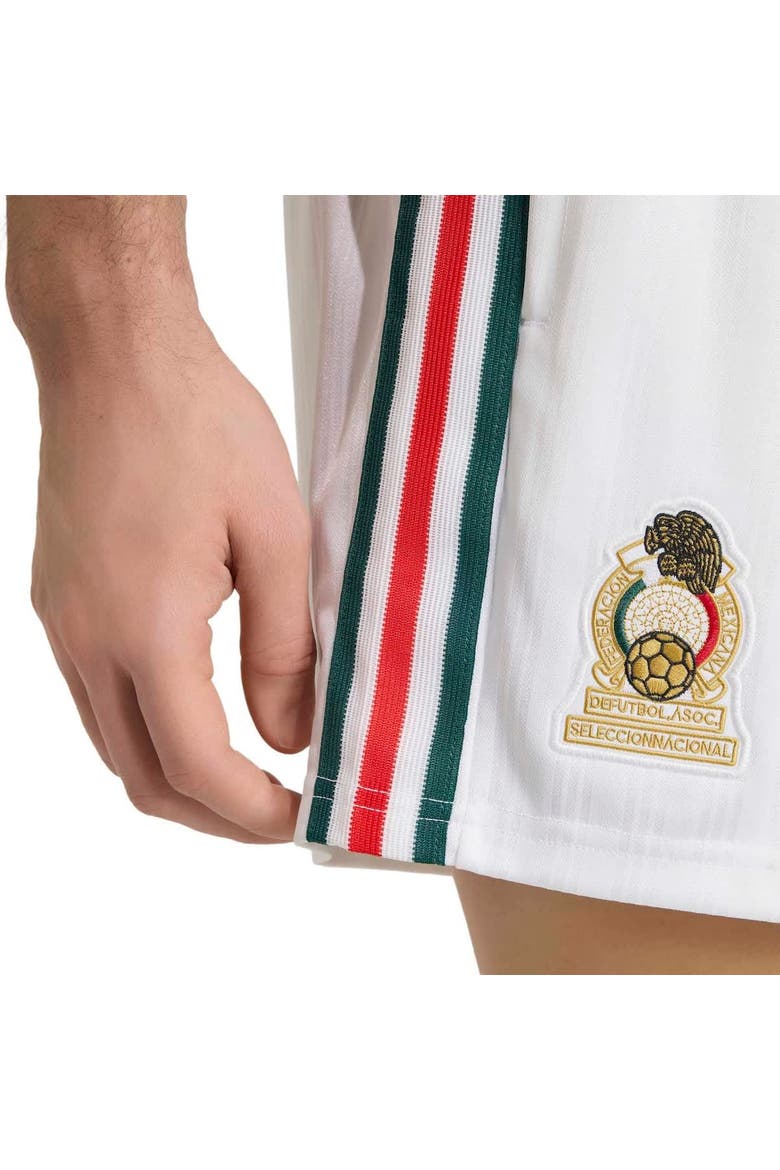 Men's adidas White Mexico National Team Originals Shorts, Alternate, color, White