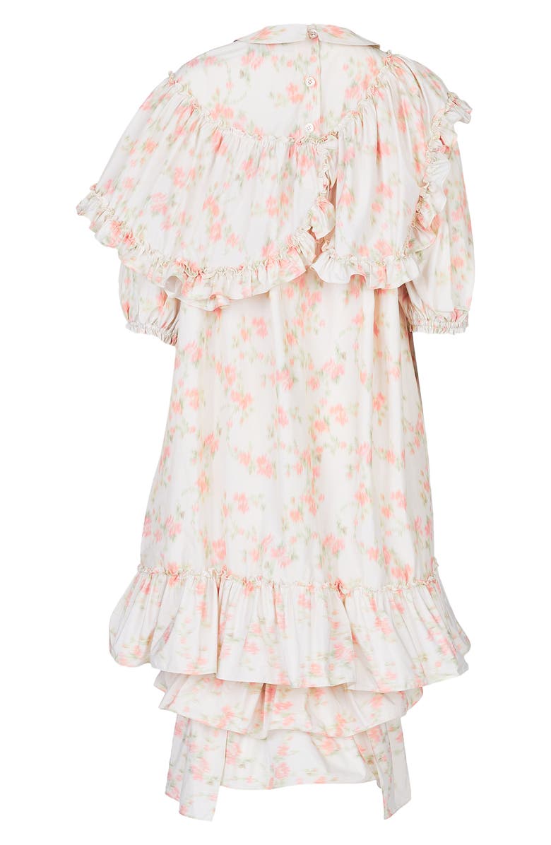 Simone Rocha Floral Tiered Egg Dress, Alternate, color,
