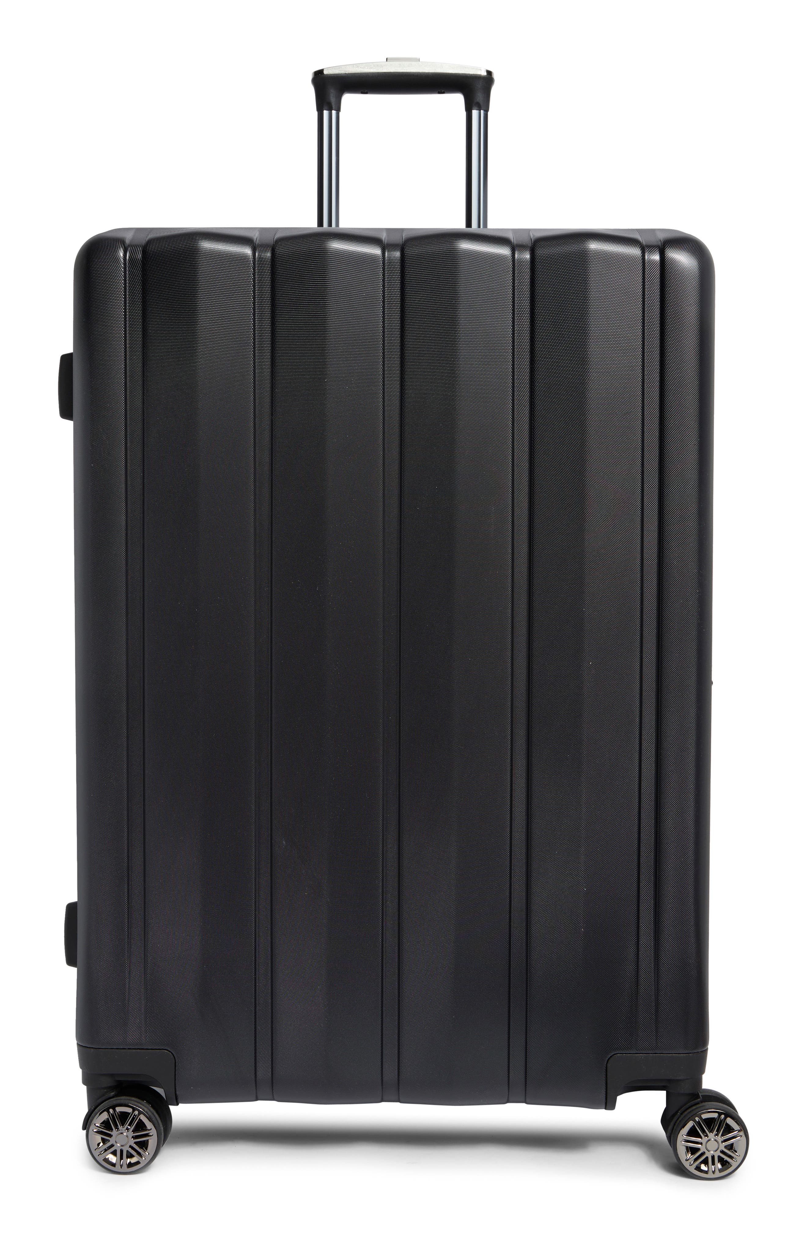 CALPAK Zyon 28-Inch Hardshell Spinner Suitcase, Main, color, Black