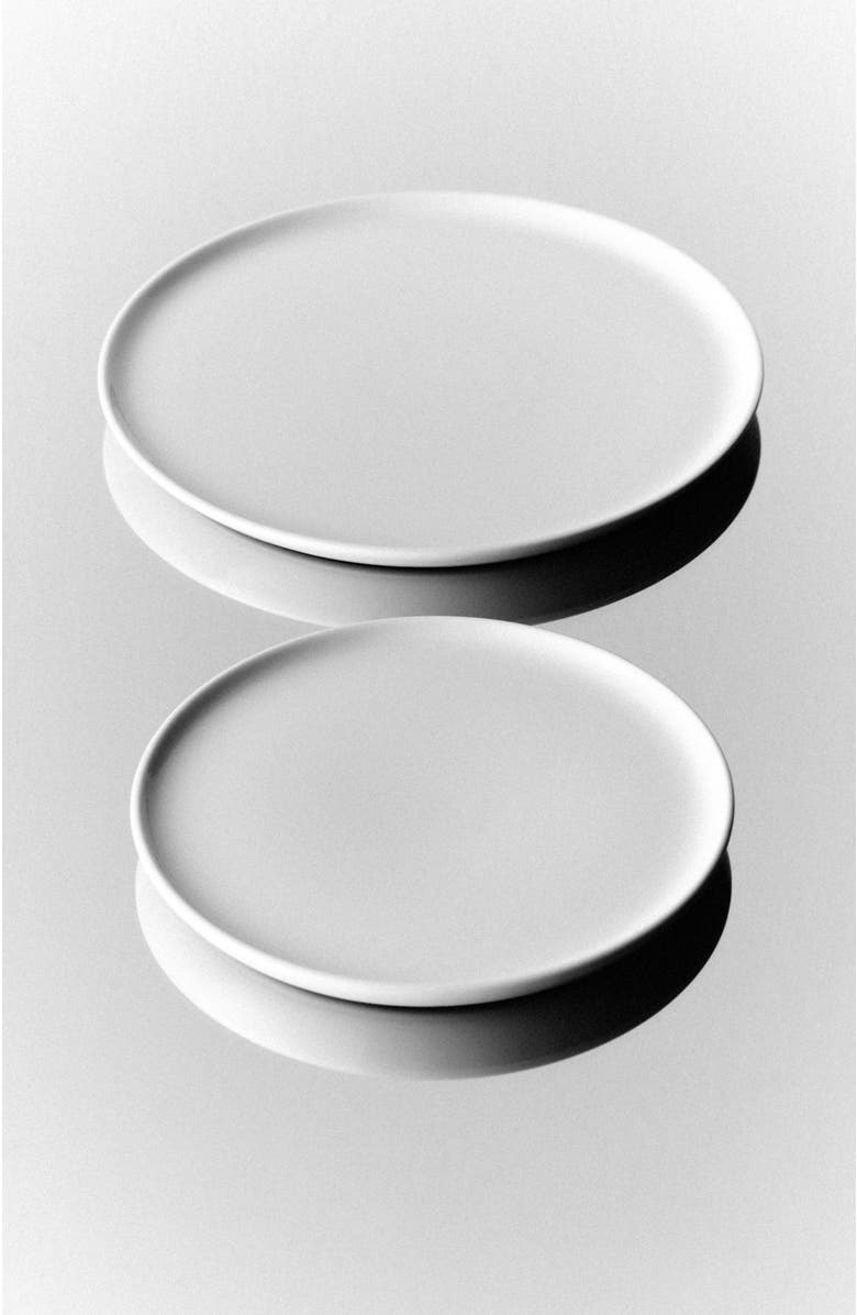 Fors Studio Large Slim Plate - Set of 4, Alternate, color, White