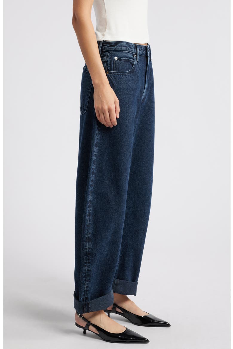 Bubble Nonstretch Baggy Jeans, Alternate, color, DORADO