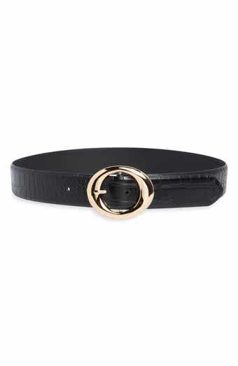 Croc Embossed Belt