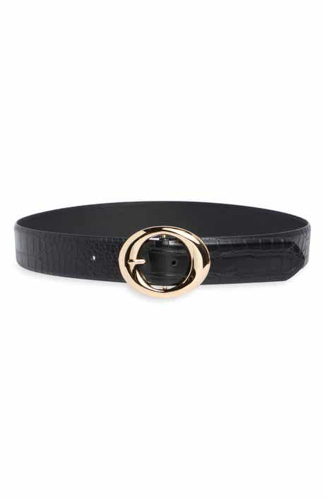 Croc Embossed Belt