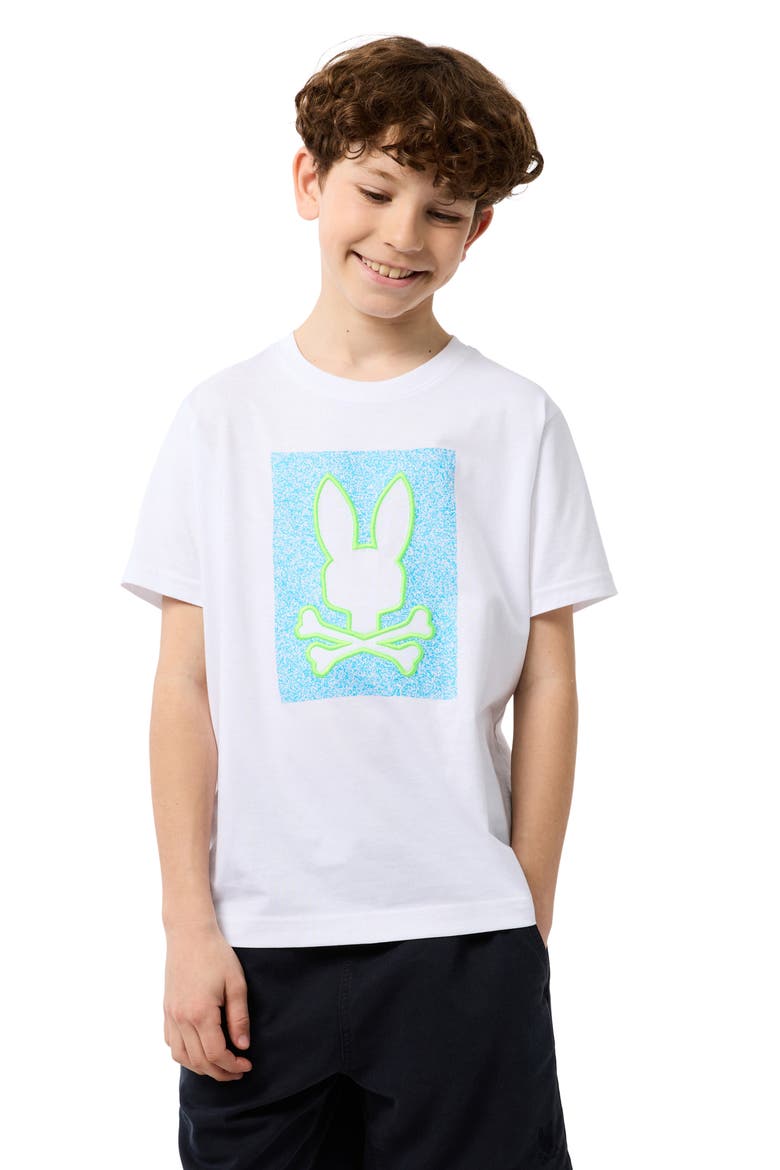Kids' Livingston Embroidered Graphic T-Shirt, Alternate, color, WHITE