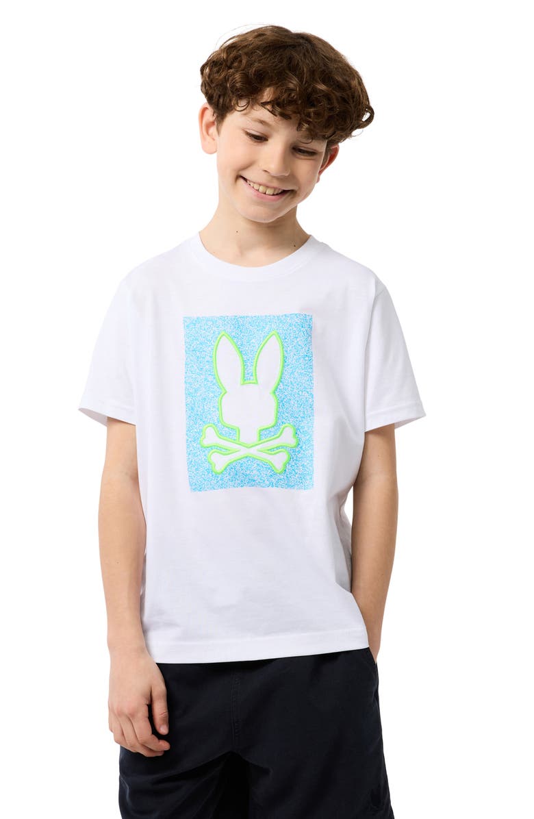 Psycho Bunny Kids' Livingston Embroidered Graphic T-Shirt, Alternate, color, 