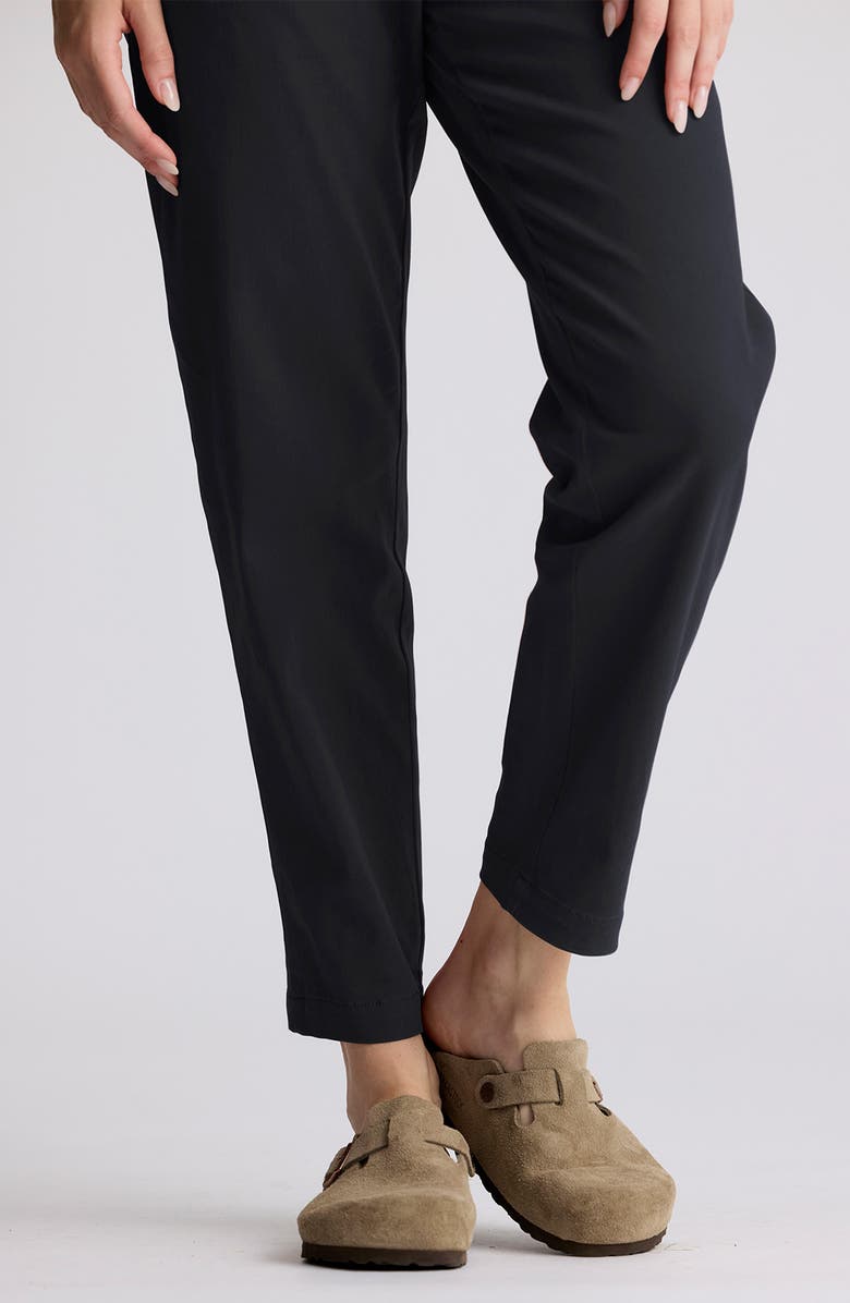 Free Fly Pacifica Stretch Twill Drawstring Pants, Alternate, color, Black Sand