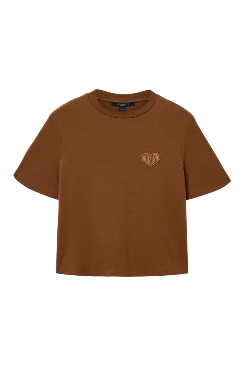 Lover Lisa T-Shirt, Alternate, color, BOTTLE BROWN