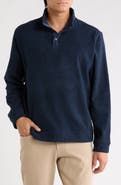 Tommy Bahama Sea Brook Textured Fleece Quarter Snap Pullover