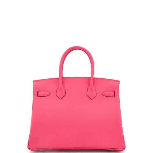 Pre-owned Hermes Hermes Birkin Handbag Pink Epsom With Palladium Hardware 30 In Pink