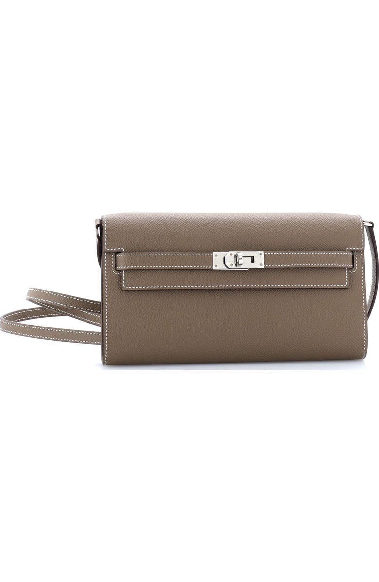 Pre-Owned Hermes Kelly To Go Wallet Epsom, Alternate, color,