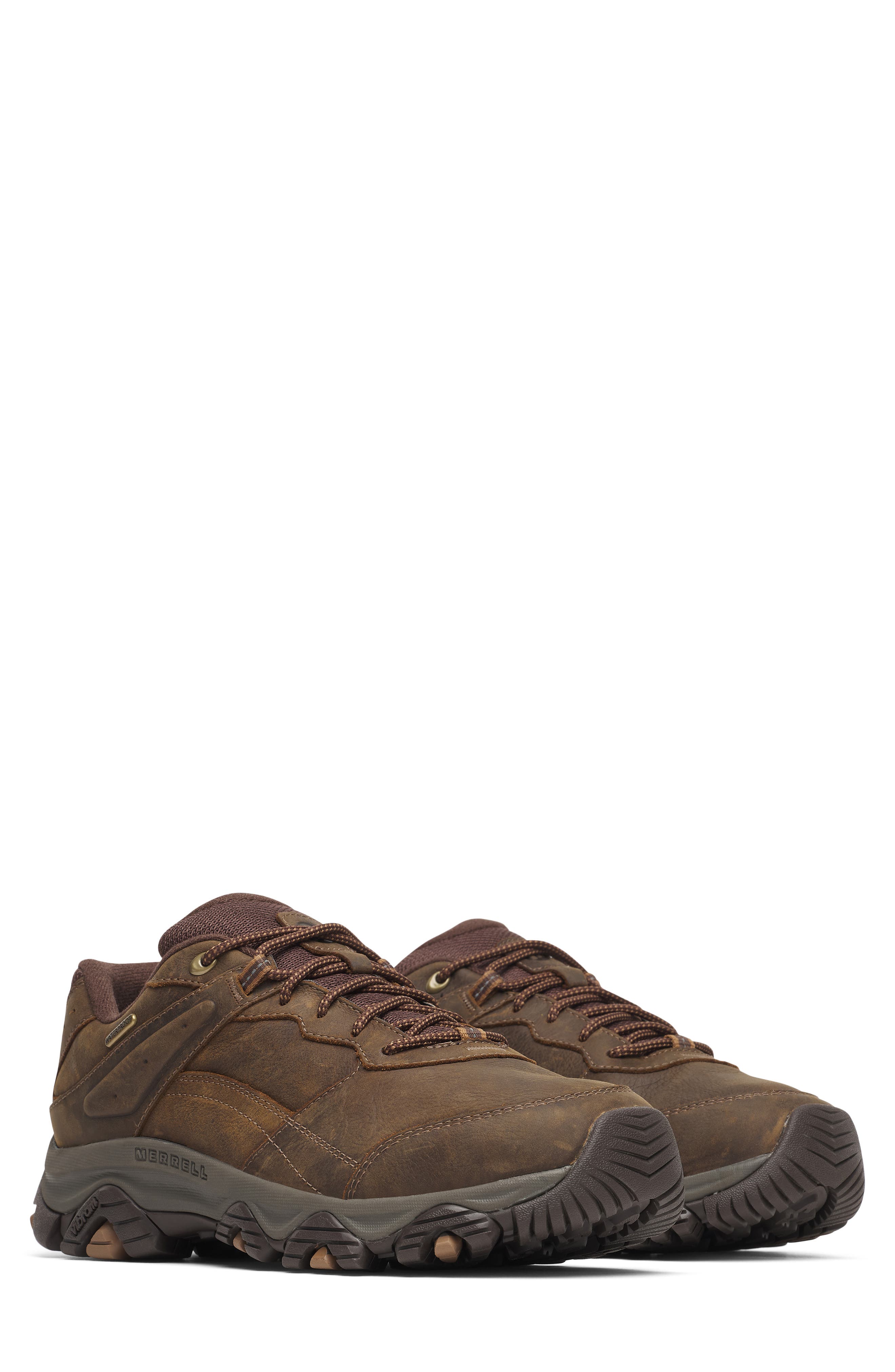 Moab Adventure 3 Waterproof Leather Trail Shoe, Alternate, color, EARTH