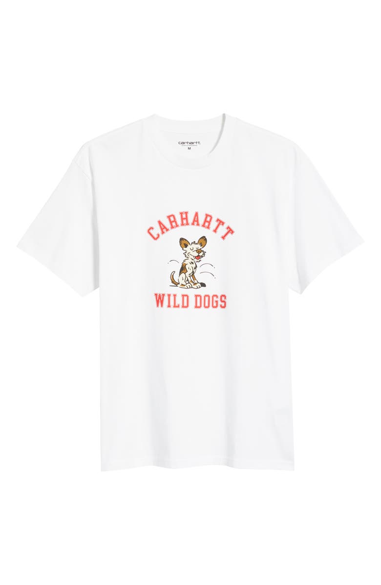 Carhartt Work In Progress Wild Dog Cotton Graphic T-Shirt, Alternate, color, White