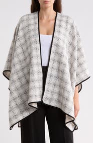 KARL LAGERFELD PARIS Tweed Shawl