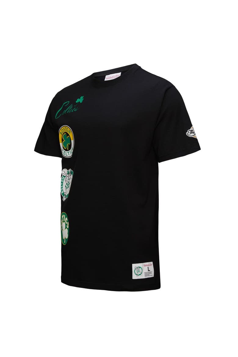 Men's Black Boston Celtics Black Out Collection Vintage Premium T-Shirt, Alternate, color, Black