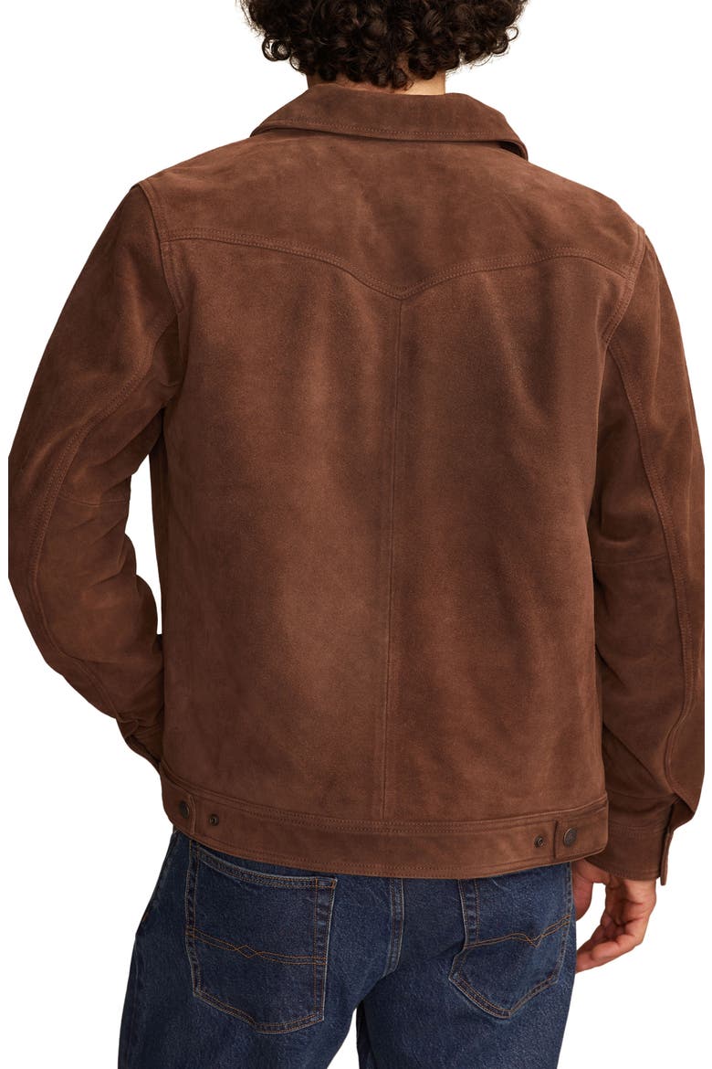 Suede Ranch Jacket, Alternate, color, BISON