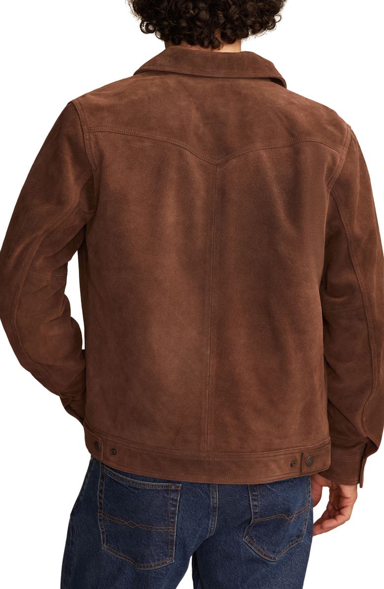 Lucky Brand Suede Ranch Jacket, Alternate, color, Bison