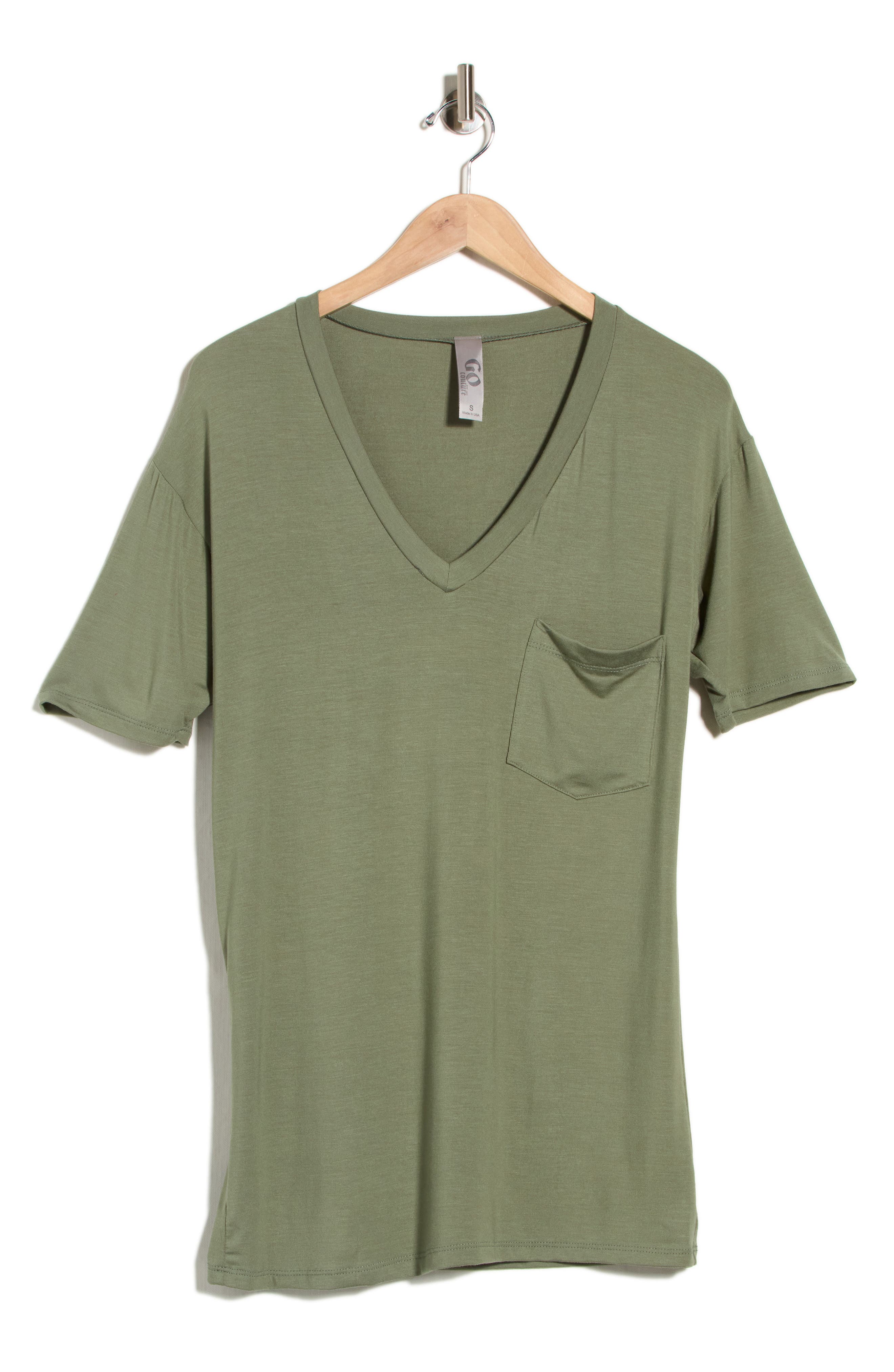 V-Neck Pocket T-Shirt