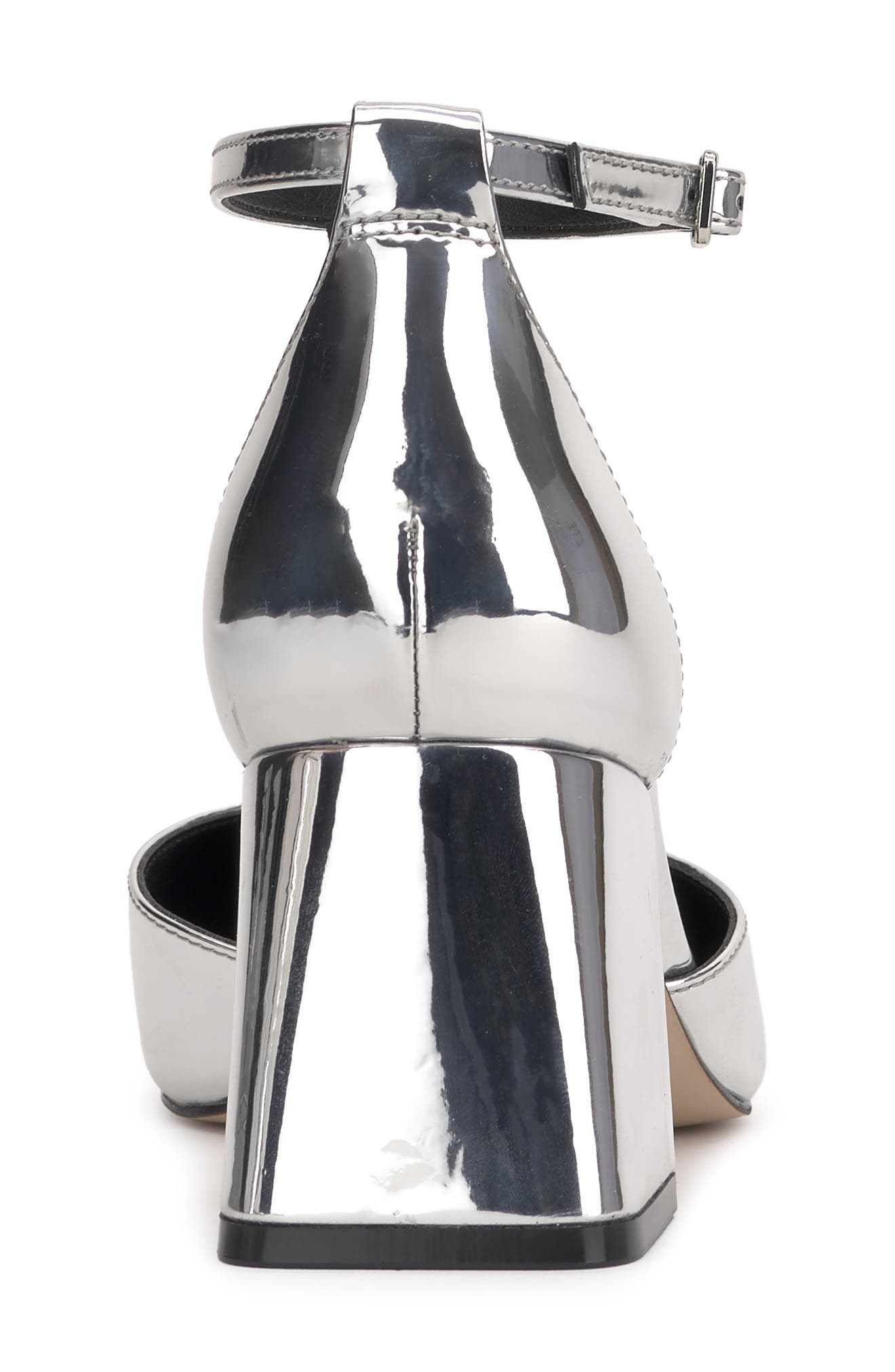 Jessica Simpson Fulian Block Heel Sandal, Alternate, color, Silver