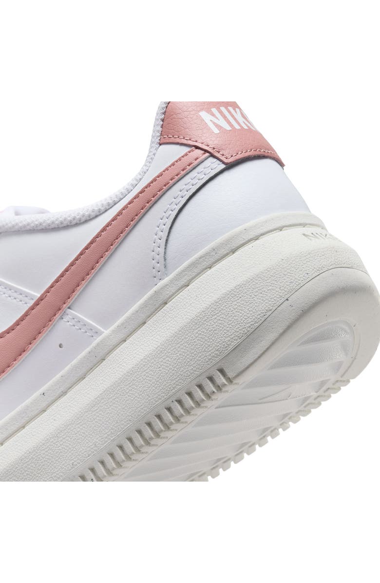 Nike Court Vision Alta Sneaker, Alternate, color, White/ Red Stardust