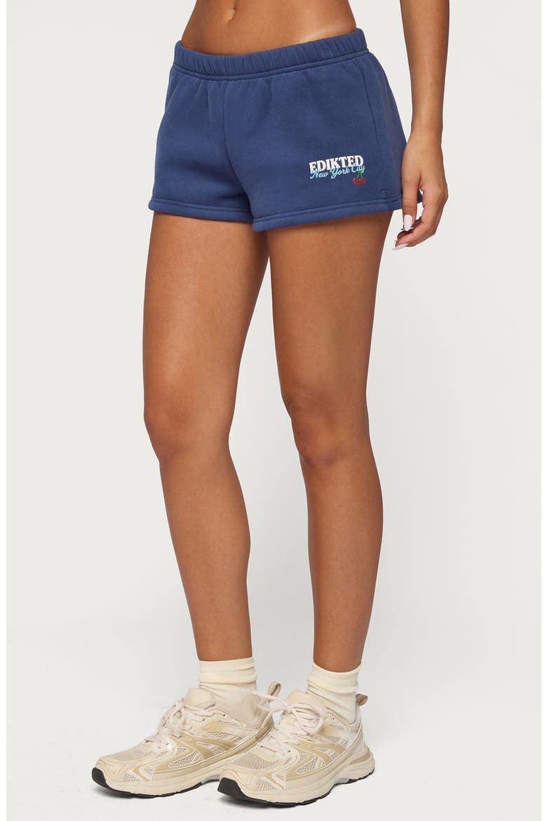 New York Sweat Shorts, Alternate, color, NAVY