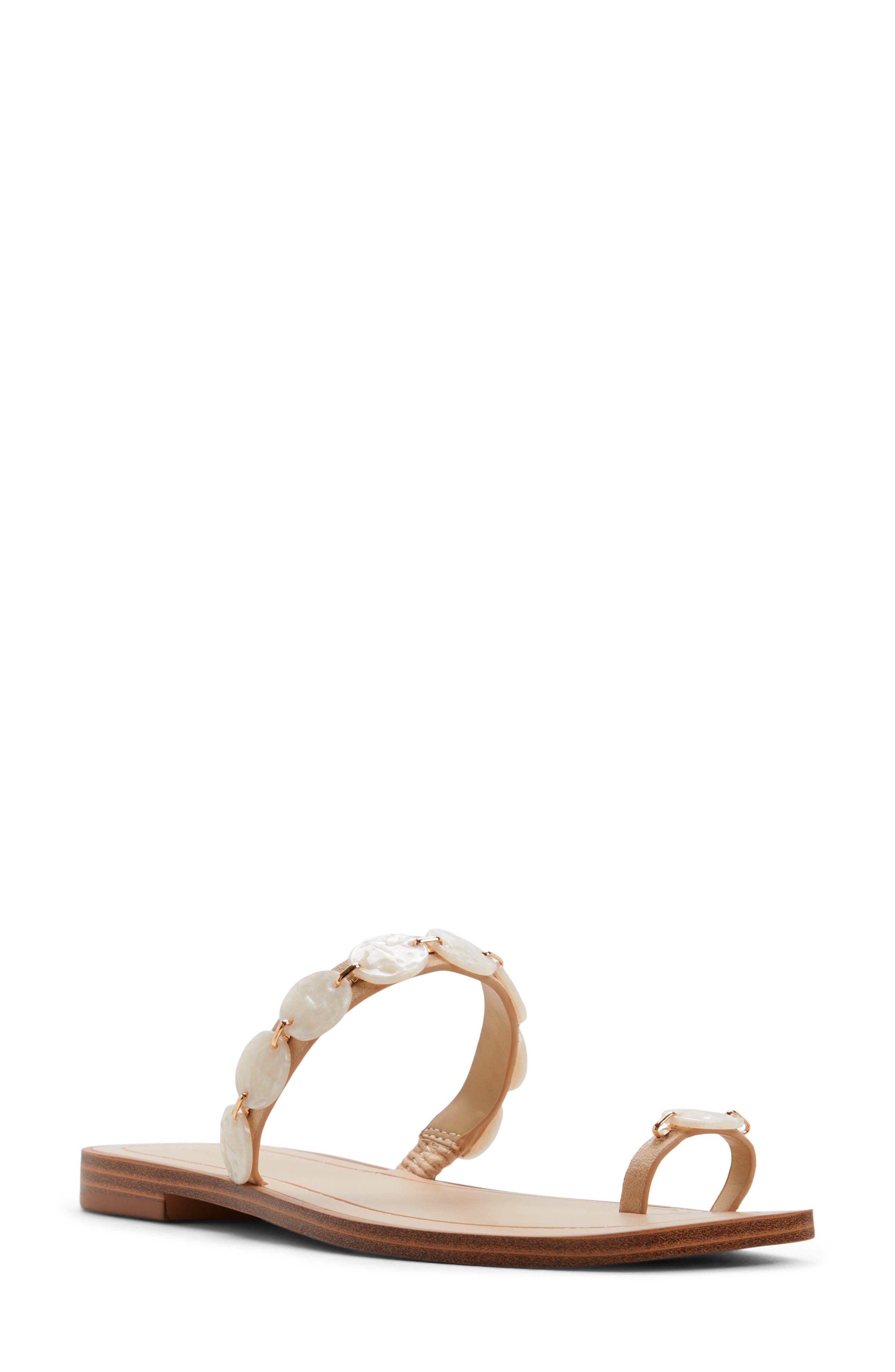 ALDO Crystiana Slide Sandal, Main, color, Sand