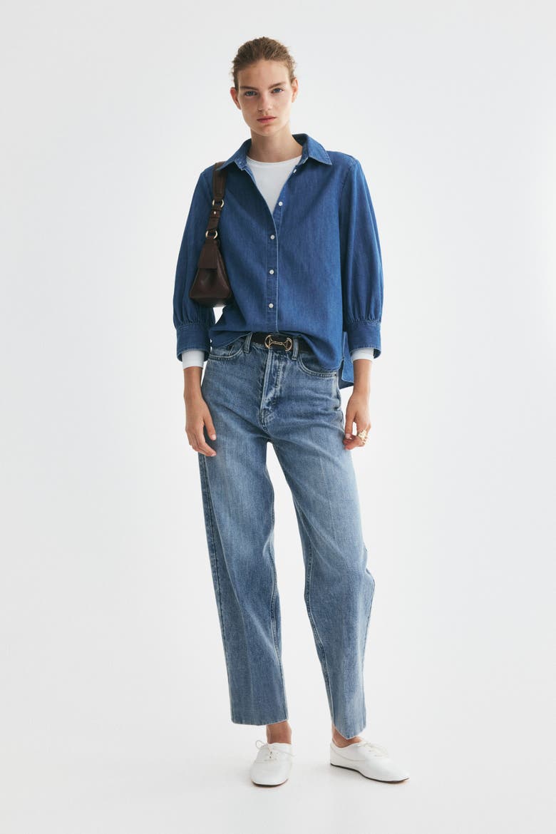 Denim Shirt, Alternate, color, Denim blue
