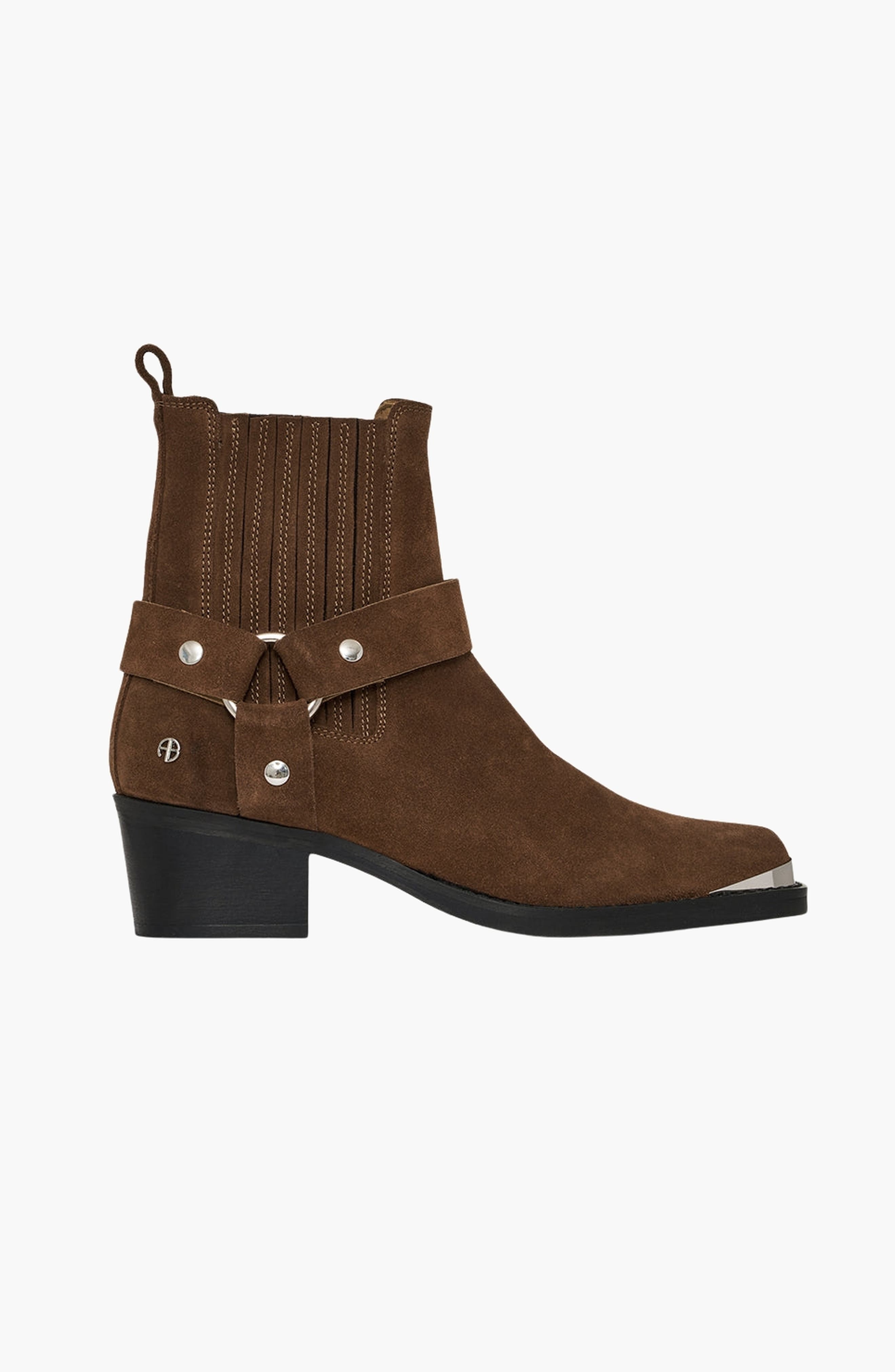 Mid Biker Boots, Main, color, Tobacco