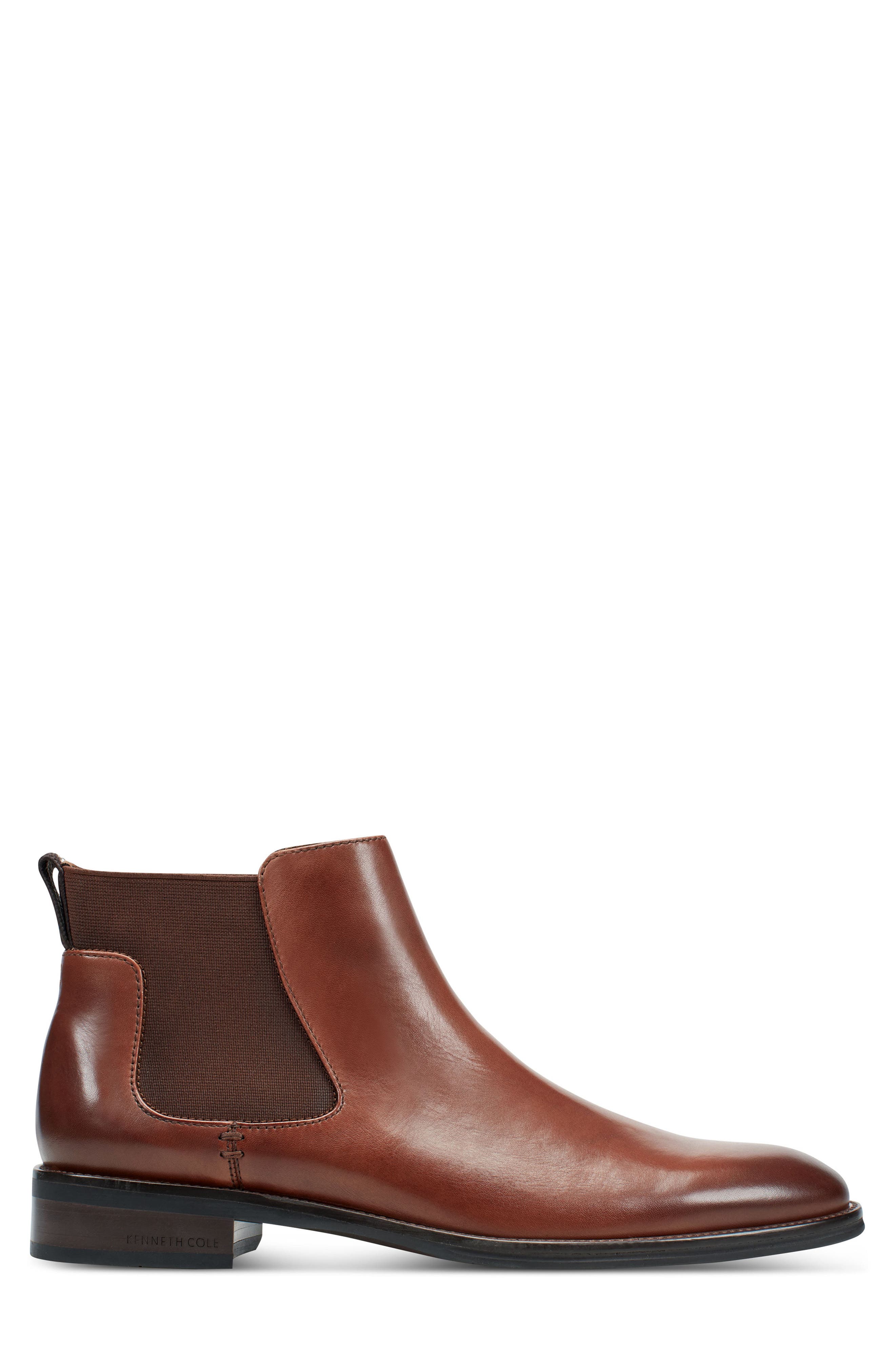 Kenneth Cole New York Tully Chelsea Boot, Alternate, color, Cognac/ Mocha/ Silver