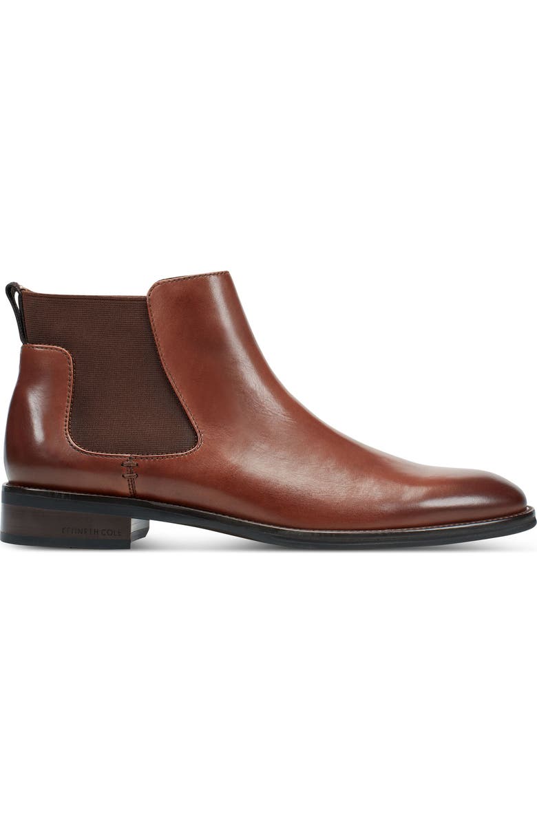 Kenneth Cole New York Tully Chelsea Boot, Alternate, color, Cognac/ Mocha/ Silver