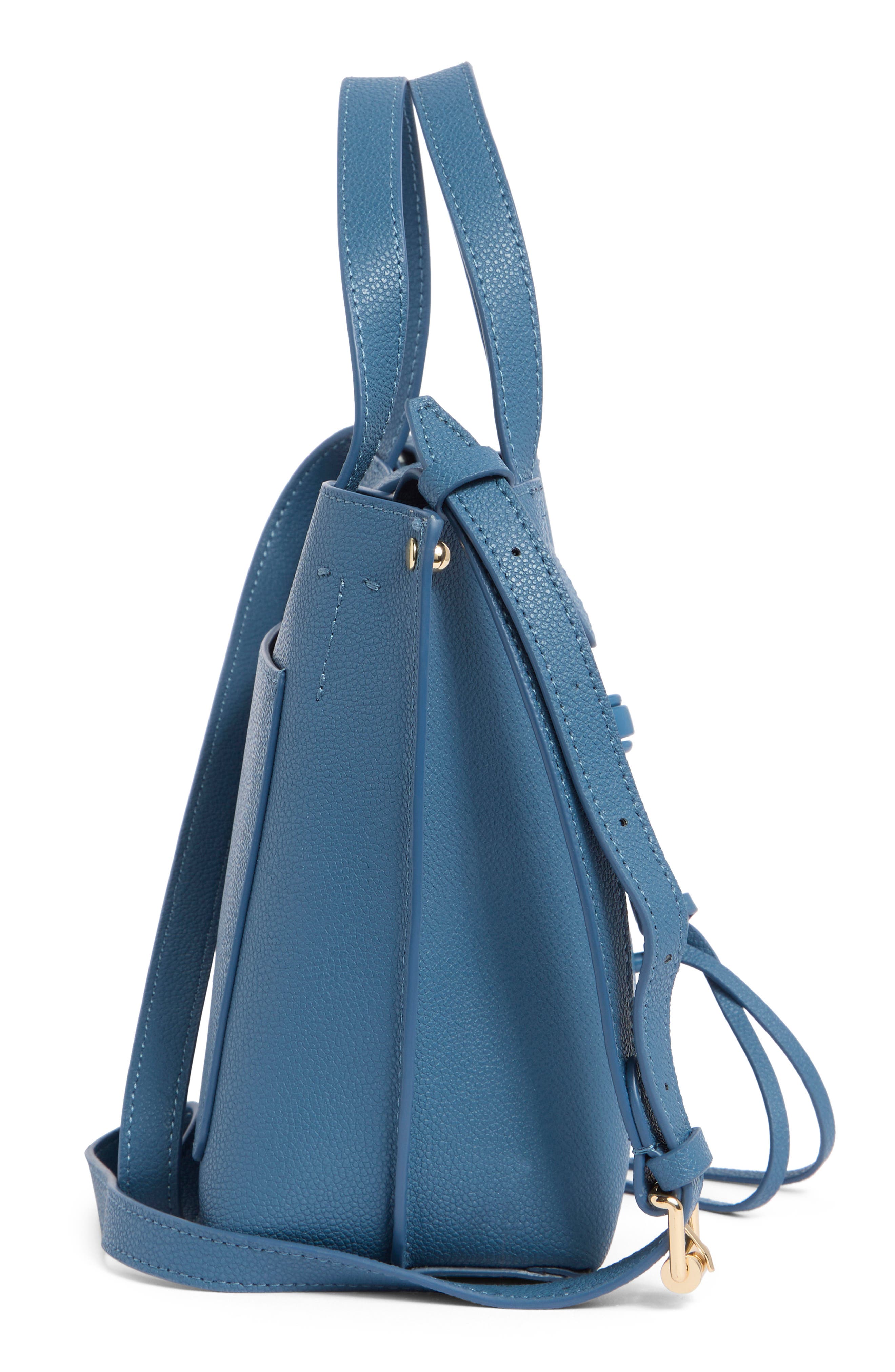 Megan Mini Tote Crossbody Bag, Alternate, color, CIELO