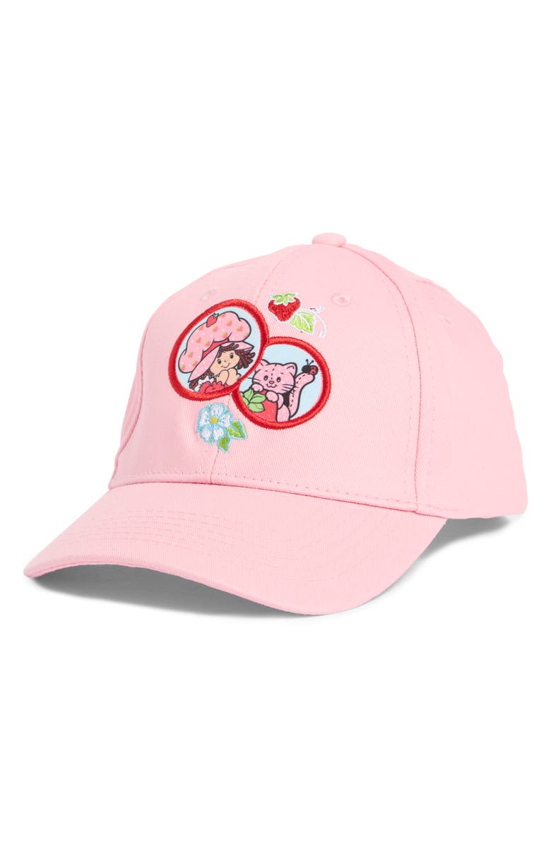 USPA ACCESSORIES Kids' Strawberry Shortcake Adjustable Baseball Cap, Main, color, Pink