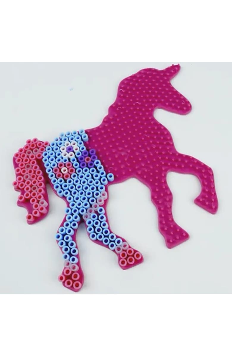 SES Creative Beedz Fantasy Horses, 1200 Fusible Iron On Beads, Kids 5+, Alternate, color, Multicolored