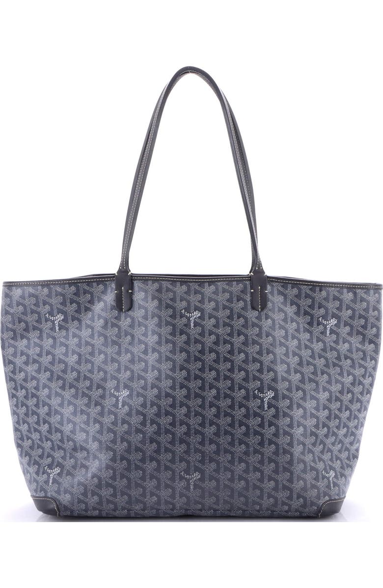 Pre-Owned Goyard Artois Tote Coated Canvas MM, Main, color, Gray
