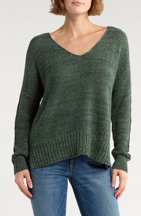 V-Neck Pullover Sweater
