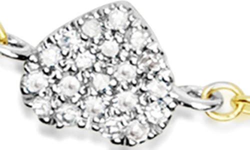 Meira T Pavé Diamond Charm Bracelet In Gold